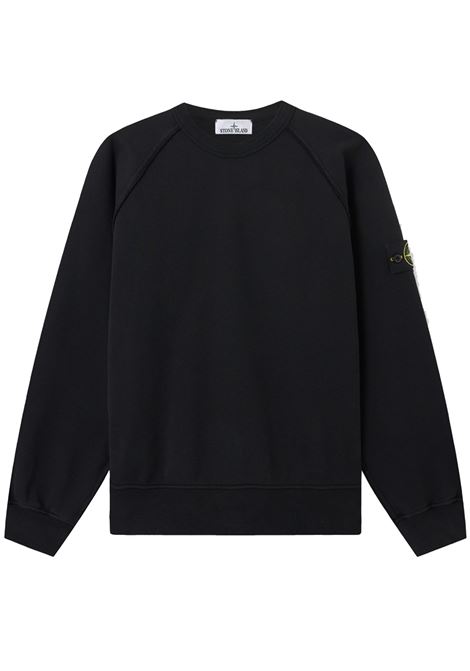 6100019 sweatshirt man black STONE ISLAND | L1S15 6100019 S0410V0029